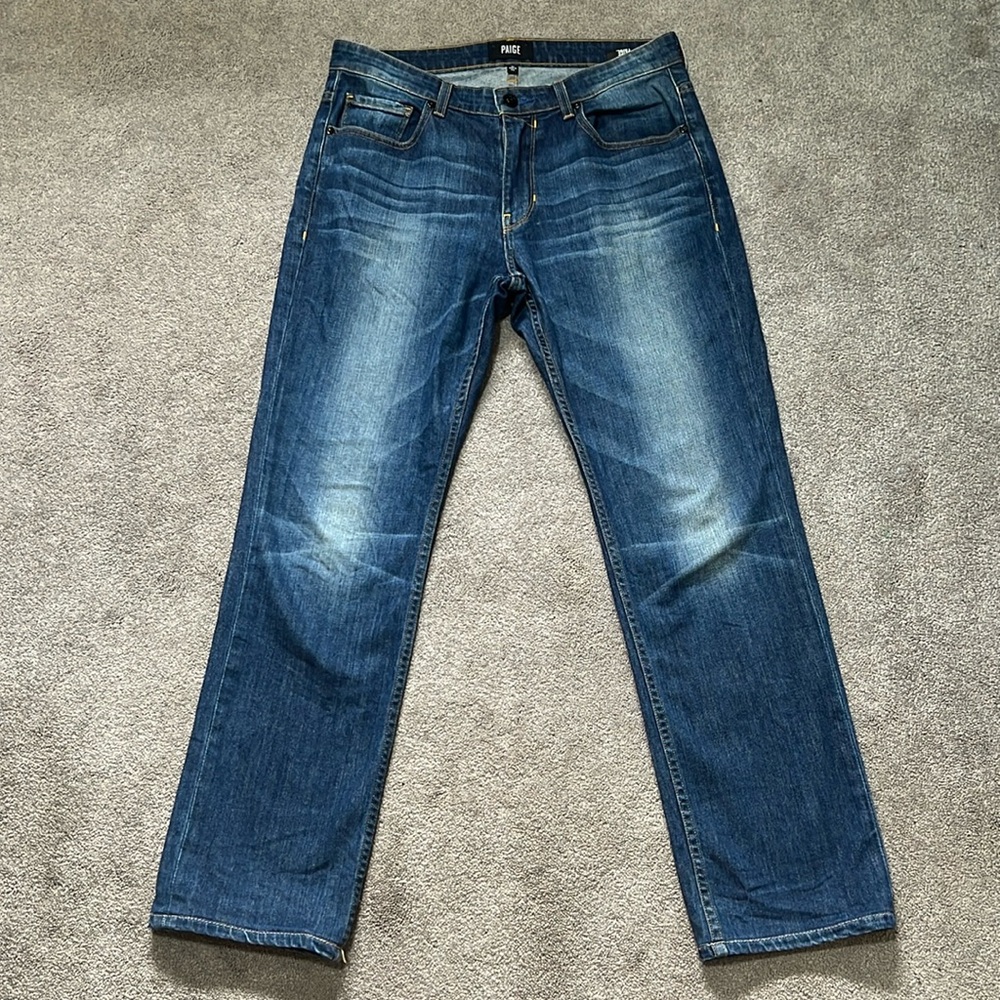 Paige Transcend Normandie Straight Slim Jeans Current size 31